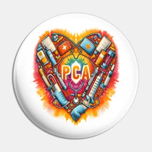 Tie Dye PCA Cute Nurse Day CNA RN Nurse Week Nursing Pin