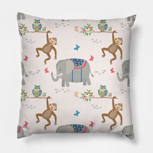 Cute Animal Pattern Pillow