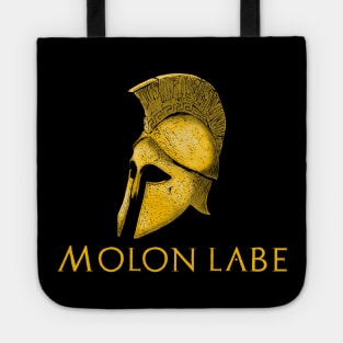 Ancient Molon Labe Ancient Greek Freedom 2nd Amendment Conservative Libertarian Tote