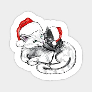 Christmas cats Magnet