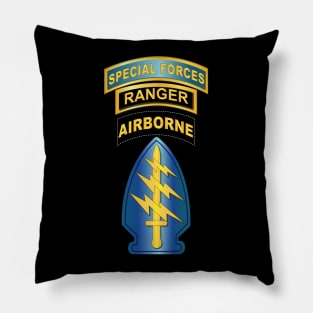 Airborne - SF SSI - SF Tab - Ranger Tab Pillow