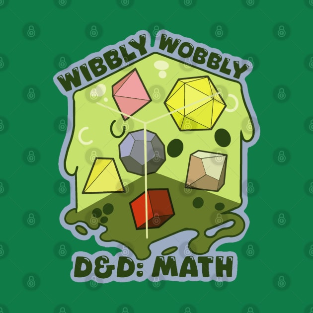 Wibbly Wobbly DND : math cubed slime by karmacranes