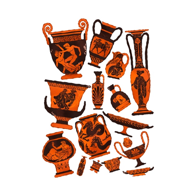 Ancient Greek Pottery by fabiomancini