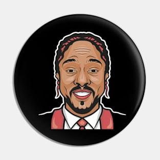 Katt Williams Funny Face Pin