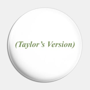 Taylor’s Version Green Pin