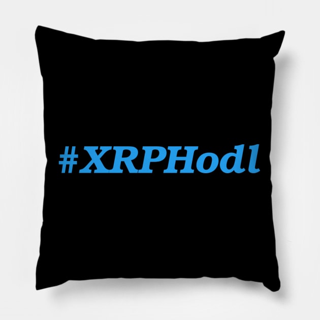 #XRPHodl Pillow by Housecat_be