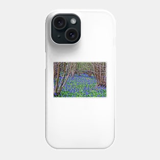 Bluebell Woods Bluebells Basildon Park Reading Berkshire Phone Case