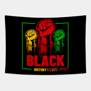 black history month 24/7/365 Tapestry