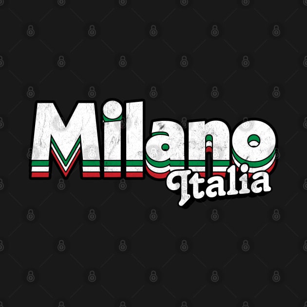 Milano, Italia / Retro Style Design by DankFutura