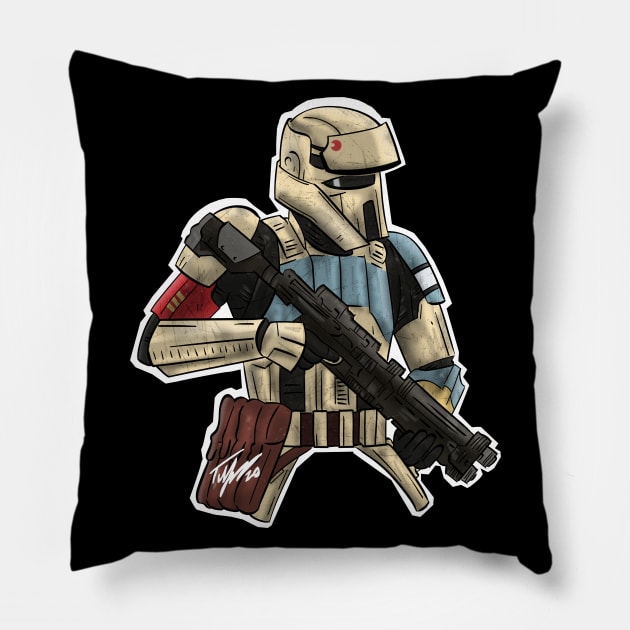 Shore Trooper Pillow by Tuckerjoneson13