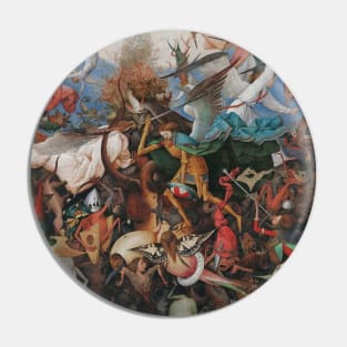 The Fall of the Rebel Angels by Pieter Bruegel the Elder Pin