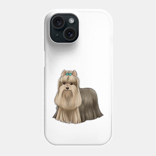 Dog - Yorkshire Terrier - Tan and Black Show Cut Phone Case