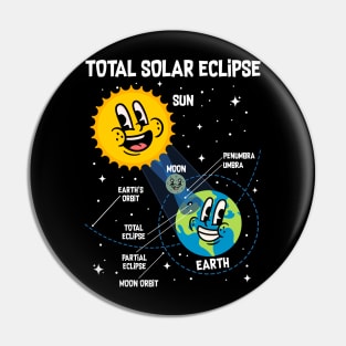 Total Solar Eclipse  - Funny Astronomy Pin