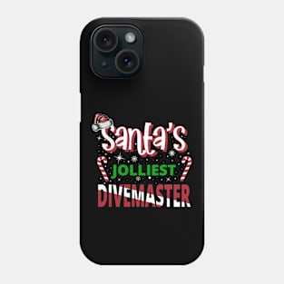 Santa's Jolliest Divemaster - Holiday Funny Christmas Phone Case