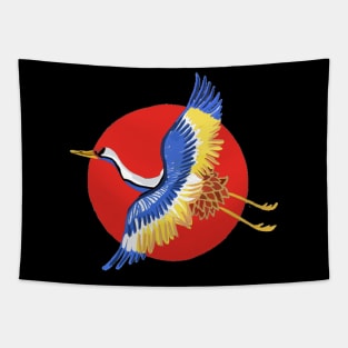 Beautiful Crane Tapestry