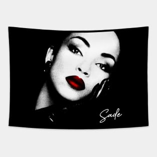 Retro Portrait Sade Tapestry