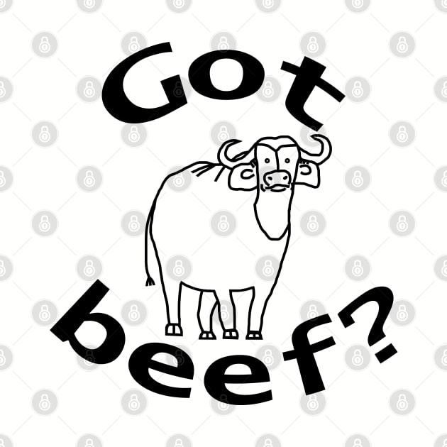 Got Beef Funny Grilling Food by ellenhenryart