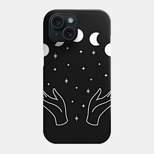 Moon Witch - White Design Phone Case