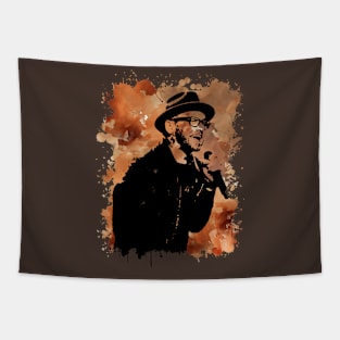 Tobymac  - Brown Watercolor Splash Tapestry