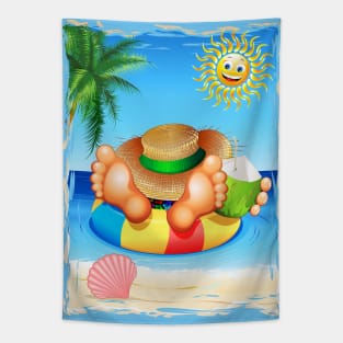 Summer Relax on the Sea Tapestry