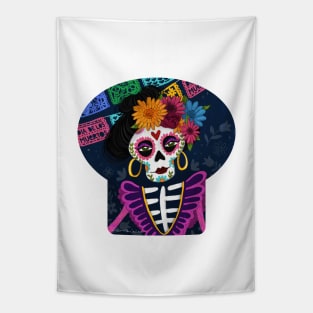 Dia De Los Muertos - Catrina Tapestry