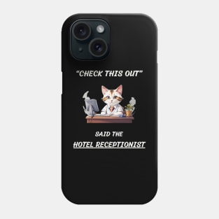 hotel receptionist Phone Case