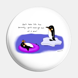 Penguins With Quote Pin