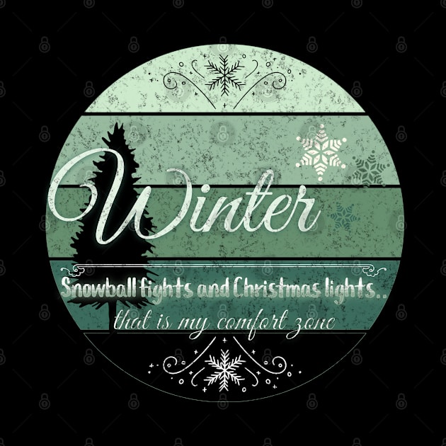 Winter Sunset Design Mint Edition by mythikcreationz