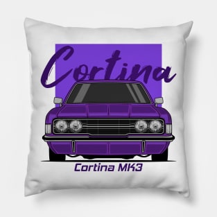 Front Purple Cortina MK3 Classic Pillow