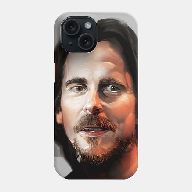 Christian Bale Phone Case by SmpArt