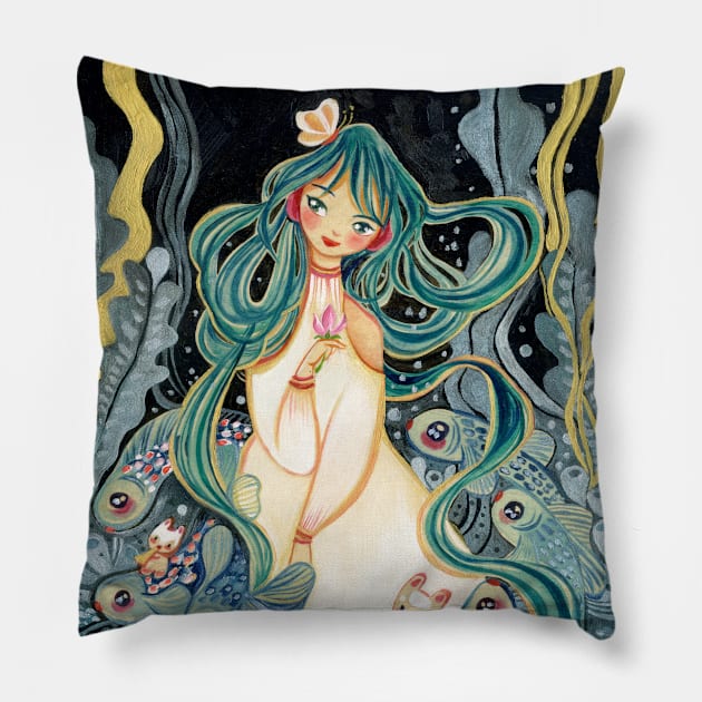 Vocaloid Pillow by Alina Chau