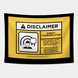 ND Disclaimer: Direct Communicator Tapestry