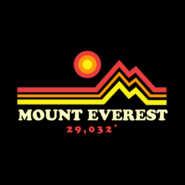 Mount Everest 29,032′ Himalayas Mount Everest Base Camp by PodDesignShop