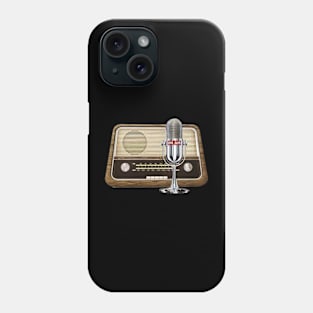 Radio On Air - Vintage Phone Case