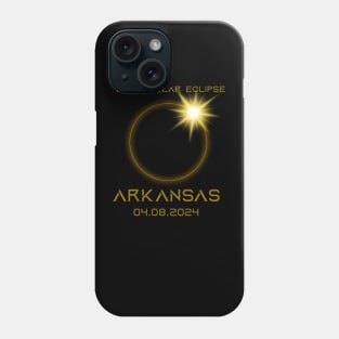 Total-Solar-Eclipse-2024-Arkansas Phone Case