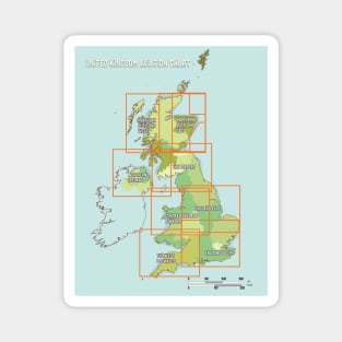 united kingdom aviation chart Magnet