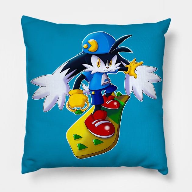 Boarding Klonoa Pillow by Riotai