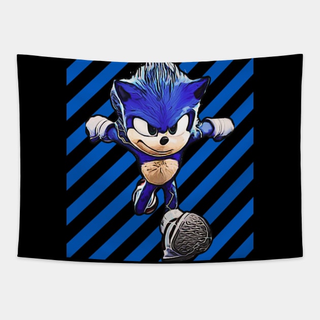 Sonic the hedgehog Tapestry by RifkyAP28