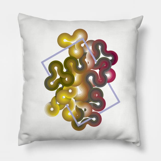 Sweet Geometry 5 Pillow by Yourmung