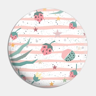 Floral Pattern Pin