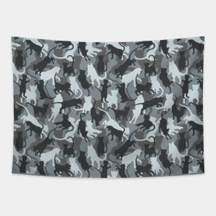 Cats Urban Camouflage Tapestry