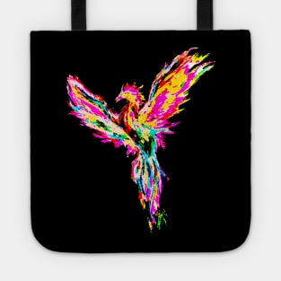 rainbow phoenix Tote