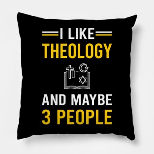 3 People Theology Theologian Theologist Pillow