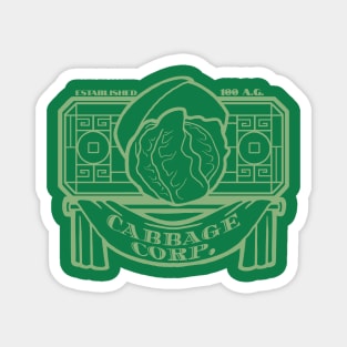 Avatar Cabbage Corp (Dark) Magnet