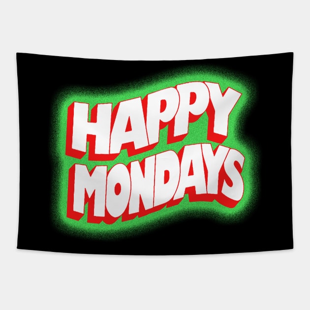 Happy Mondays Retro Tapestry by Liar Manifesto