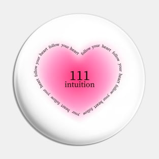 111 Angel Number – Intuition Pin
