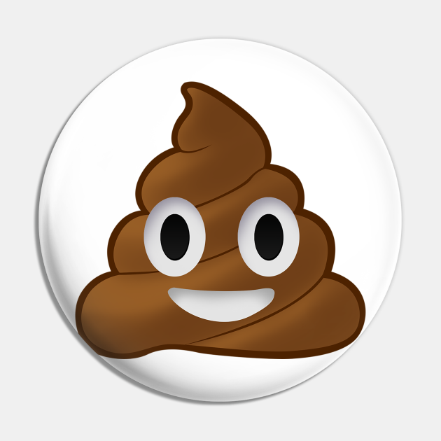 Poop emoji - Poop - Pin | TeePublic