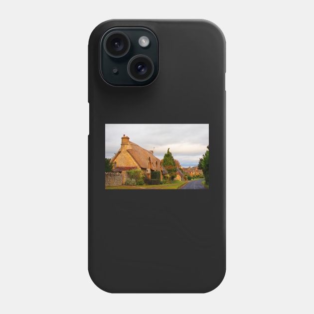 Chipping Campden Thatched Cottage Phone Case by Graz-Photos