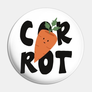 Cute carrot Pin