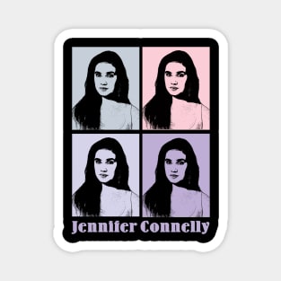 Jennifer Connelly 80s Pop Art Magnet